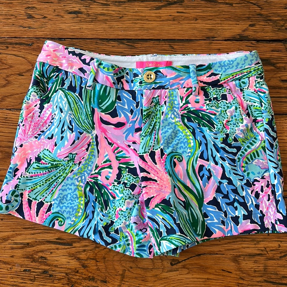 Lilly Pulitzer Callahan Knit Shorts, size 0
